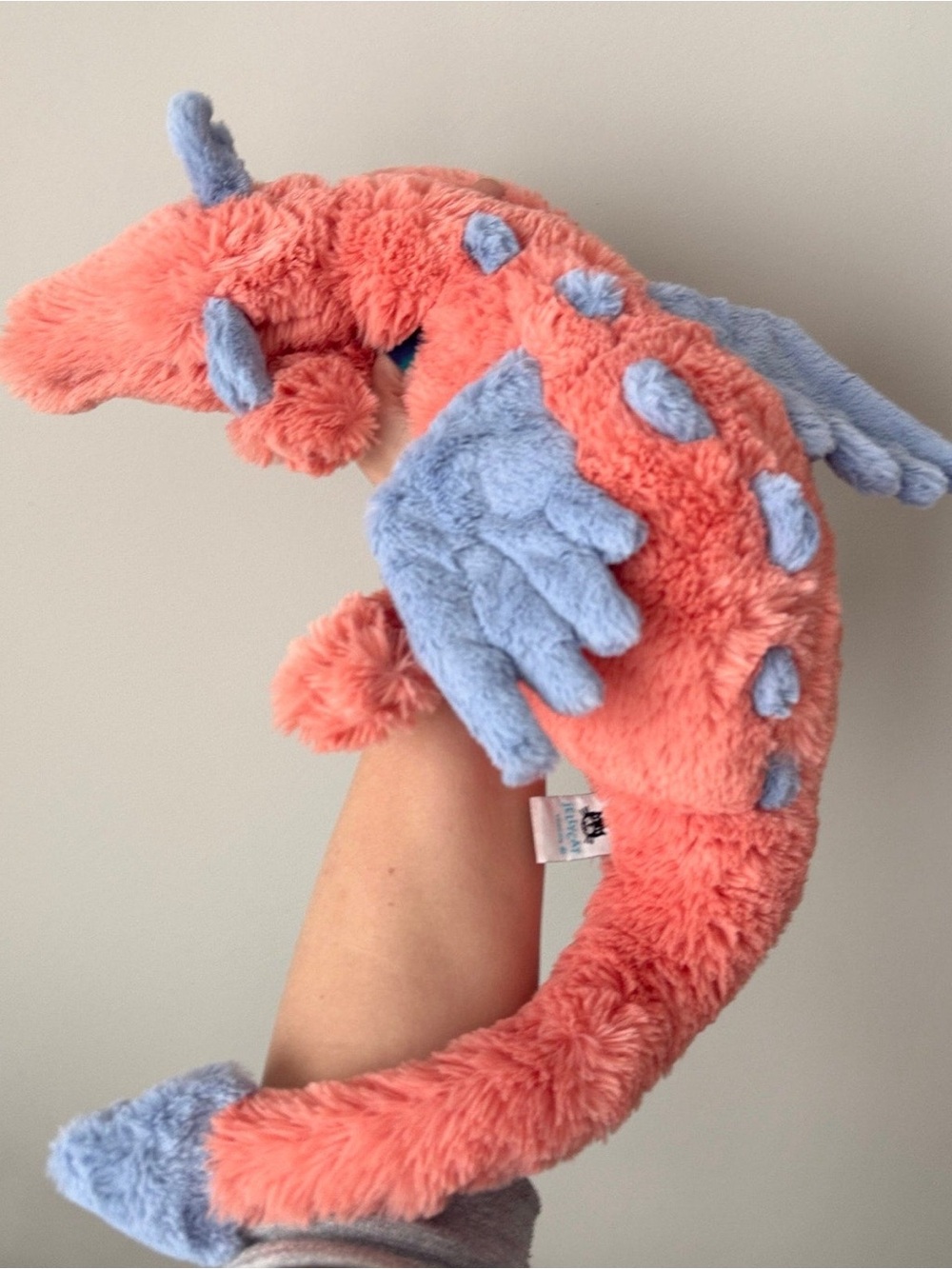 AUTHENTIC Jellycat Persimmon Dragon Large NWT - Fast Shipping!